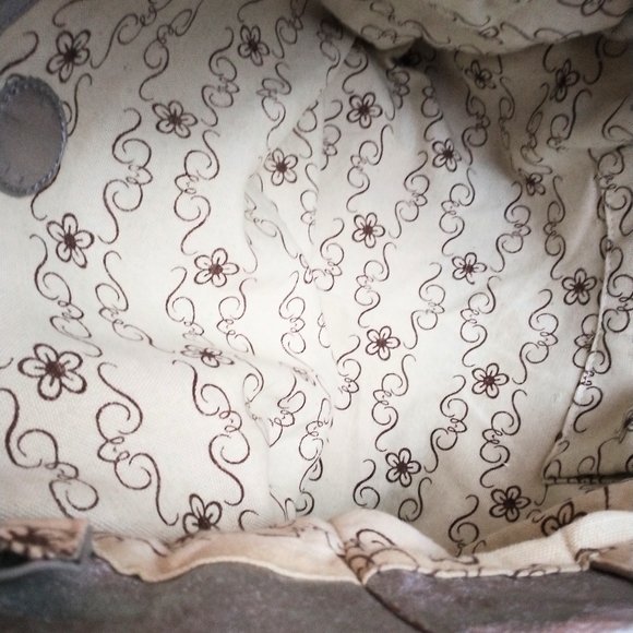 Vintage Women's Silver Sequin Metallic Large Tote - Picture 6 of 7